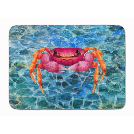 Carolines Treasures Crab Machine Washable Memory Foam Mat BB8526RUG